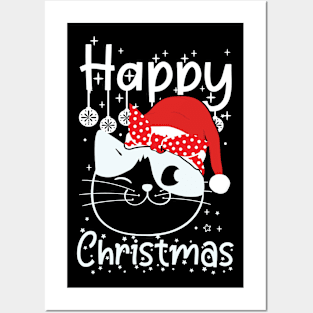 Happy Catmas Posters and Art